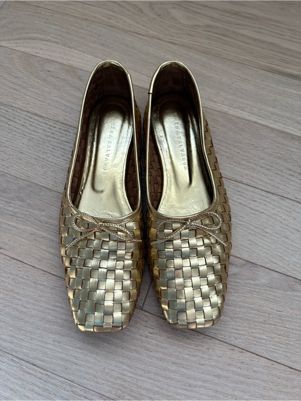 Freda Salvador - Jada Ballet Flats - Gold size 8.5 - Picture 8 of 14